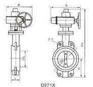 电动蝶阀d971x