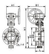 手动硬密封蝶阀