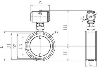 d641w气动通风蝶阀