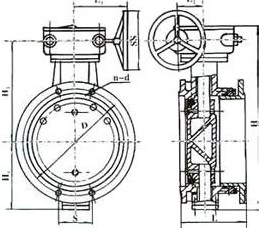 手动伸缩蝶阀
